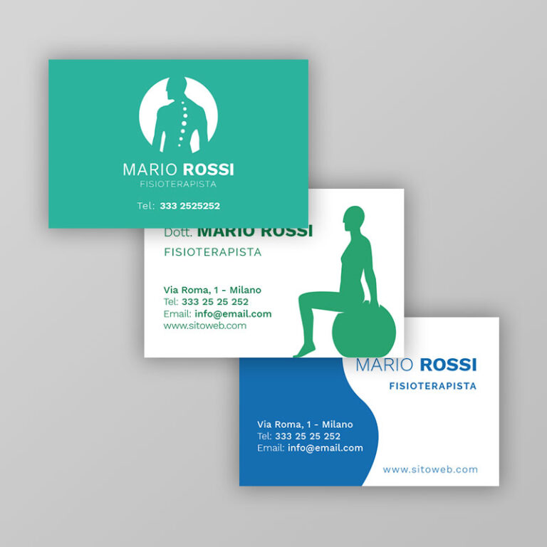 Biglietti da Visita per Fisioterapista Prinken